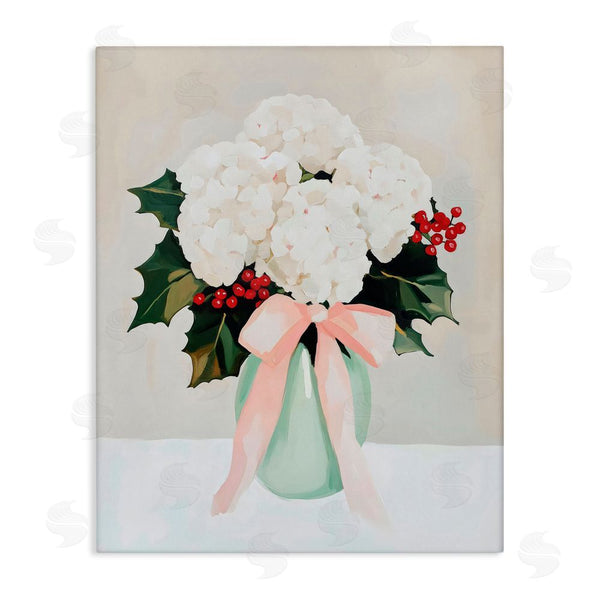 stupell industries Arlington Prints | Christmas Hydrangea Blooms Wall Art