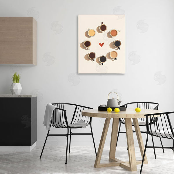 Stupell Industries Arlington Prints | Circle Of Coffee Mugs