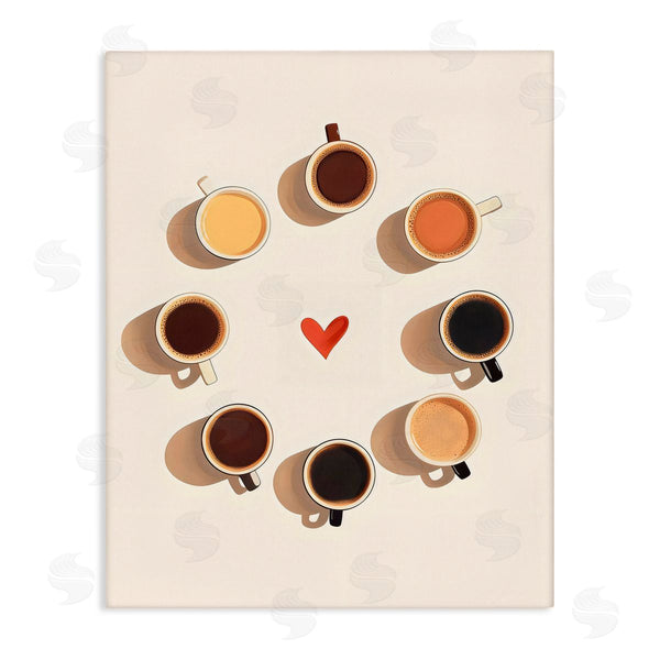 stupell industries Arlington Prints | Circle Of Coffee Mugs