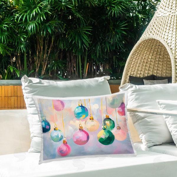Stupell Industries Arlington Prints | Colorful Bright Pastel Ornaments Printed Throw Pillow
