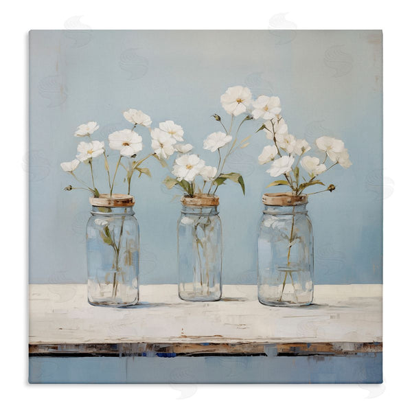 stupell industries Arlington Prints | Country Jar Bouquet Trio