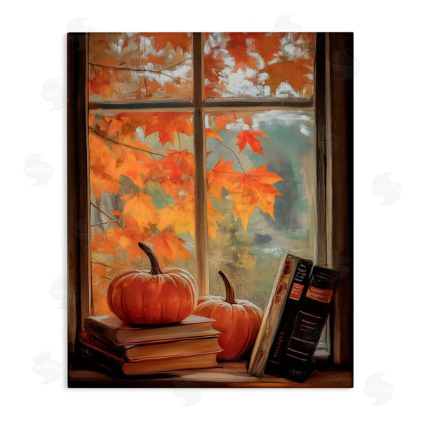 Stupell Industries Arlington Prints | Cozy Fall Window Books Wall Art