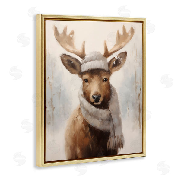 Stupell Industries Arlington Prints | Cozy Winter Deer Fawn