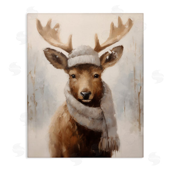 stupell industries Arlington Prints | Cozy Winter Deer Fawn