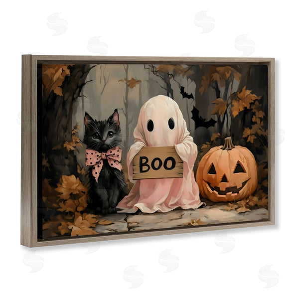 Stupell Industries Arlington Prints | Cute Halloween Boo Portrait Wall Art