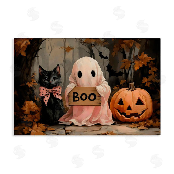 stupell industries Arlington Prints | Cute Halloween Boo Portrait Wall Art
