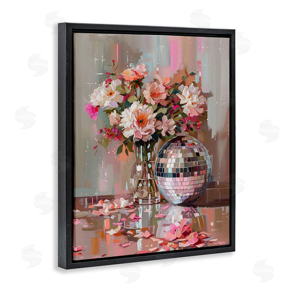 Stupell Industries Arlington Prints | Disco Ball & Flowers Still Life Wall Art
