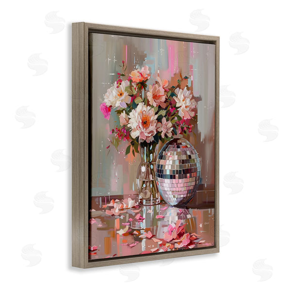 Stupell Industries Arlington Prints | Disco Ball & Flowers Still Life Wall Art