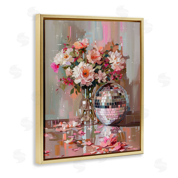 Stupell Industries Arlington Prints | Disco Ball & Flowers Still Life Wall Art