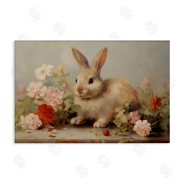 stupell industries Arlington Prints | Easter Bunny with Flower Bundles