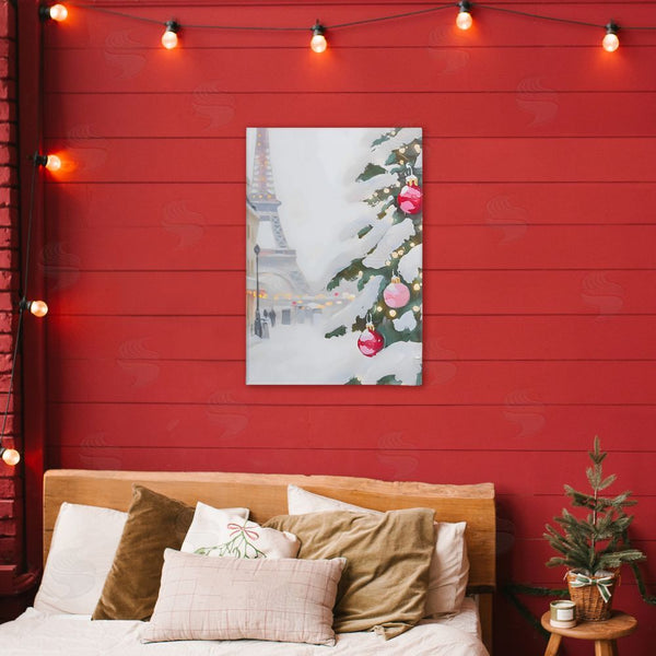 Stupell Industries Arlington Prints | Eiffel Tower Christmas Wall Art