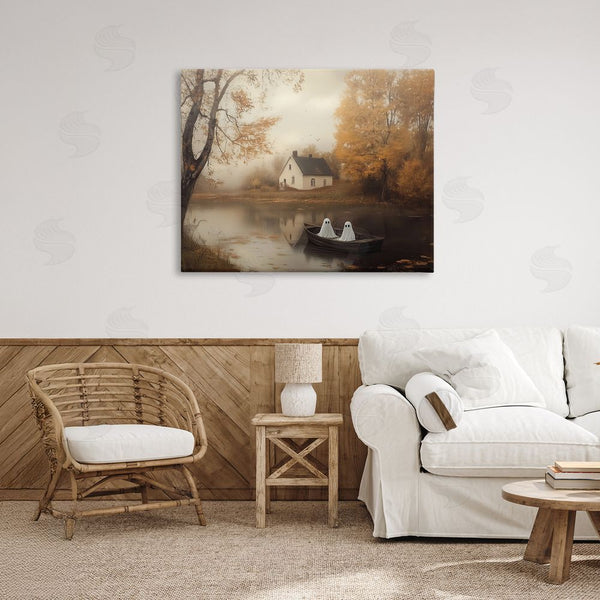 Stupell Industries Arlington Prints | Fall Ghosts Boat Ride Wall Art