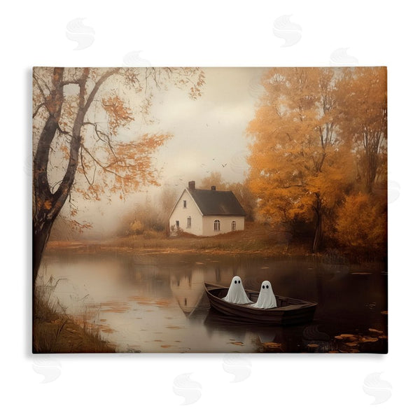stupell industries Arlington Prints | Fall Ghosts Boat Ride Wall Art