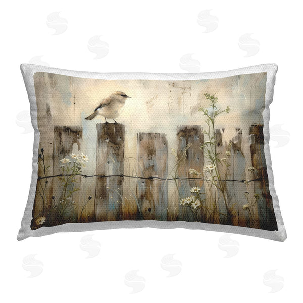 Stupell Industries Arlington Prints | Fence Perched Country Bird