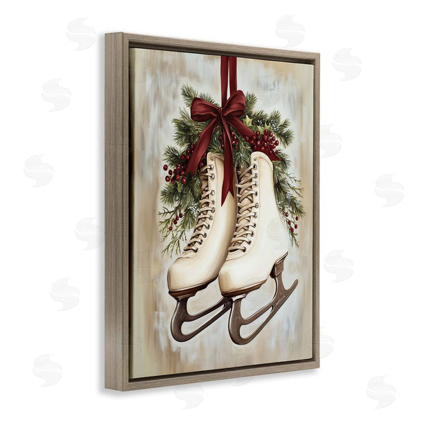 Stupell Industries Arlington Prints | Festive Ice Skates Wall Art