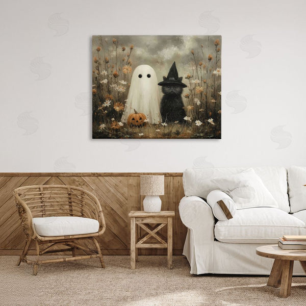 Stupell Industries Arlington Prints | Ghost And Black Cat Wall Art