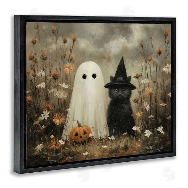 Stupell Industries Arlington Prints | Ghost And Black Cat Wall Art