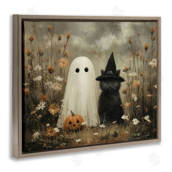 Stupell Industries Arlington Prints | Ghost And Black Cat Wall Art