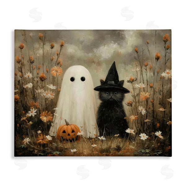 stupell industries Arlington Prints | Ghost and Black Cat Wall Art