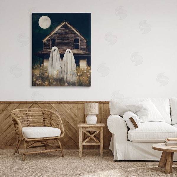 Stupell Industries Arlington Prints | Ghost And Haunted House Wall Art