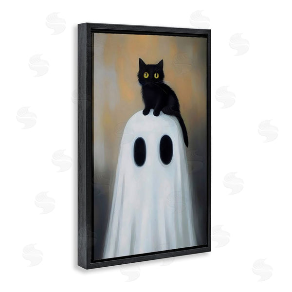 Stupell Industries Arlington Prints | Ghost And Kitten Perched Wall Art