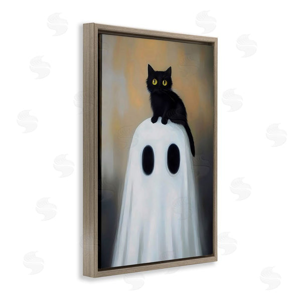 Stupell Industries Arlington Prints | Ghost And Kitten Perched Wall Art