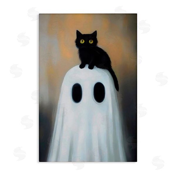 stupell industries Arlington Prints | Ghost And Kitten Perched Wall Art