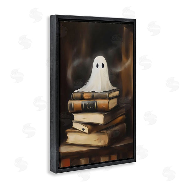 Stupell Industries Arlington Prints | Ghost On Book Stack Wall Art