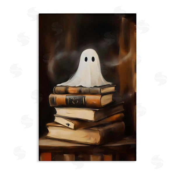 stupell industries Arlington Prints | Ghost on Book Stack Wall Art