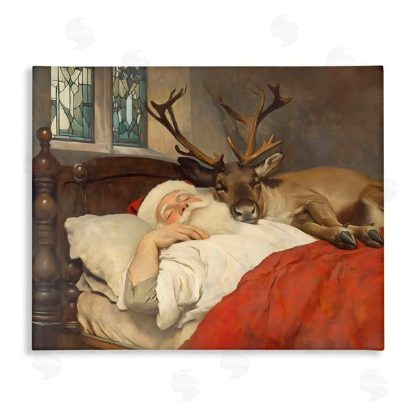 stupell industries Arlington Prints | Goodnight Santa & Reindeer Wall Art