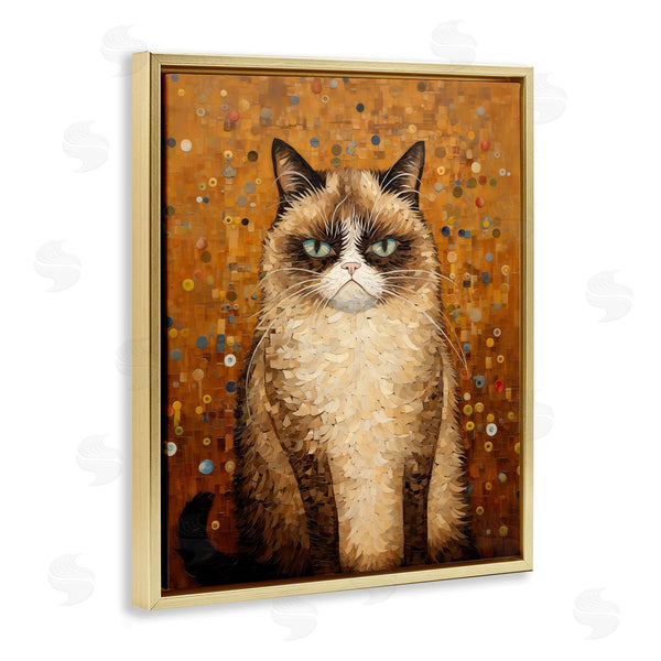 Stupell Industries Arlington Prints | Grumpy Klimt Cat
