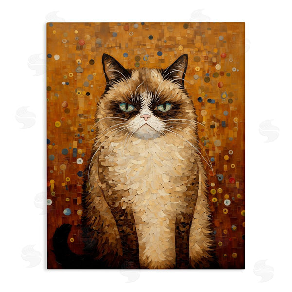 stupell industries Arlington Prints | Grumpy Klimt Cat