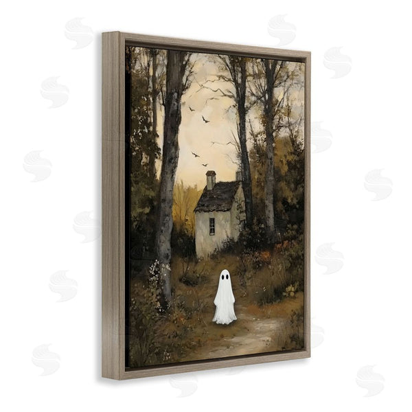 Stupell Industries Arlington Prints | Little Ghost In Cottage Forest Wall Art