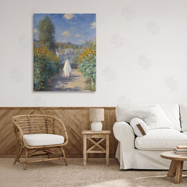 Stupell Industries Arlington Prints | Monet Style Sunflower Ghost Wall Art