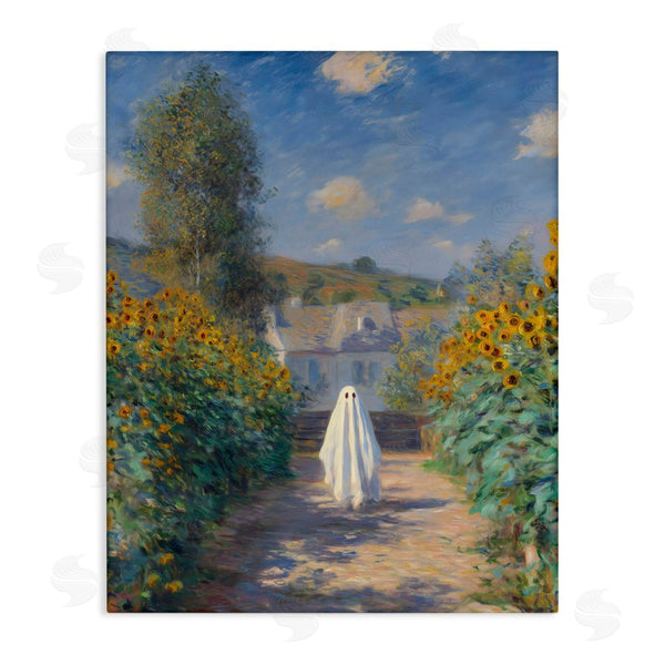 stupell industries Arlington Prints | Monet Style Sunflower Ghost Wall Art