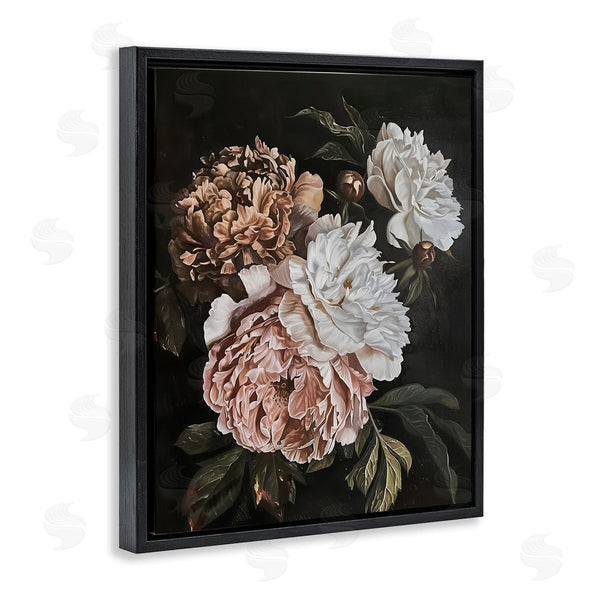 Stupell Industries Arlington Prints | Moody Peonies On Black