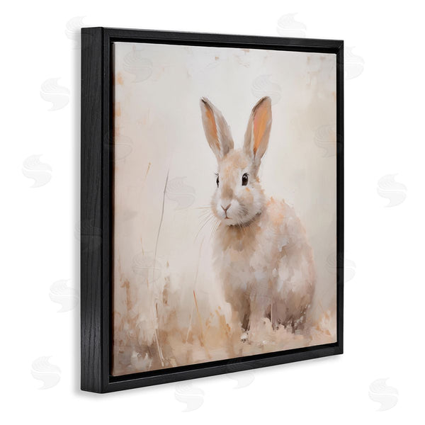 Stupell Industries Arlington Prints | Neutral Gazing Bunny