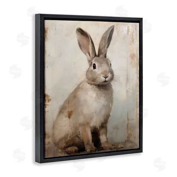 Stupell Industries Arlington Prints | Neutral Rabbit Portrait