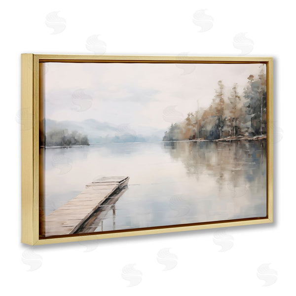 Stupell Industries Arlington Prints | Old Lake Dock View