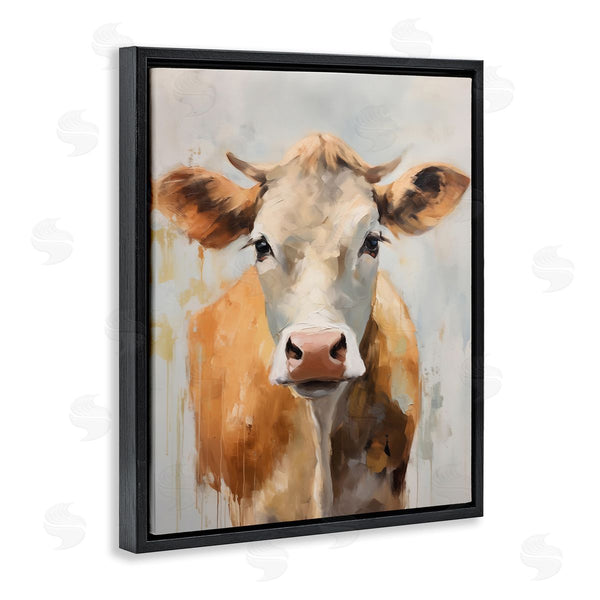 Stupell Industries Arlington Prints | Paint Drip Jersey Cow