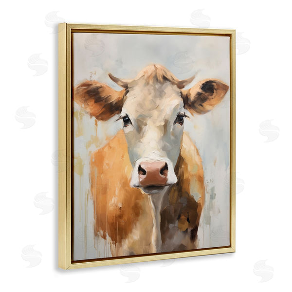 Stupell Industries Arlington Prints | Paint Drip Jersey Cow