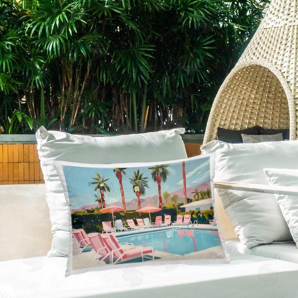 Stupell Industries Arlington Prints | Palm Springs Swimming Pool