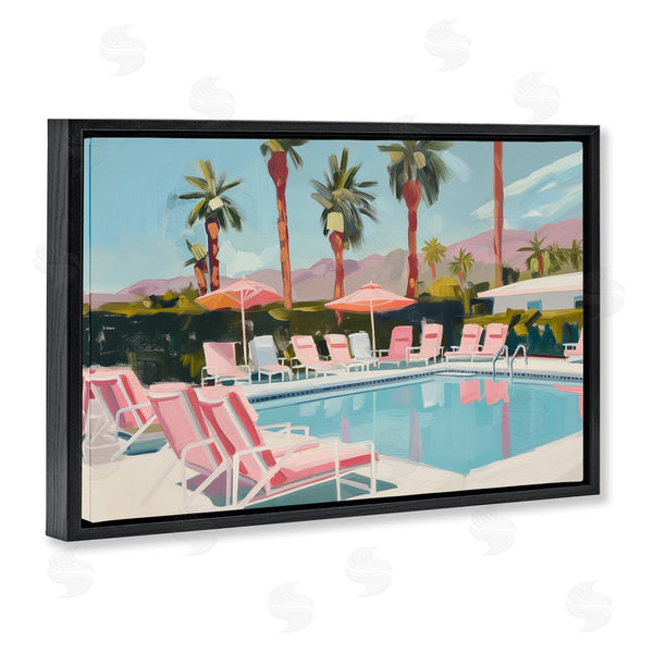Stupell Industries Arlington Prints | Palm Springs Swimming Pool