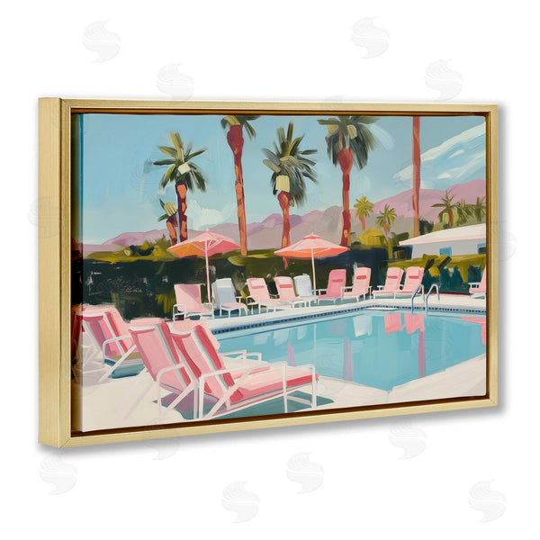 Stupell Industries Arlington Prints | Palm Springs Swimming Pool