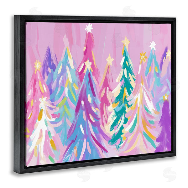 Stupell Industries Arlington Prints | Pastel Christmas Trees Abstraction