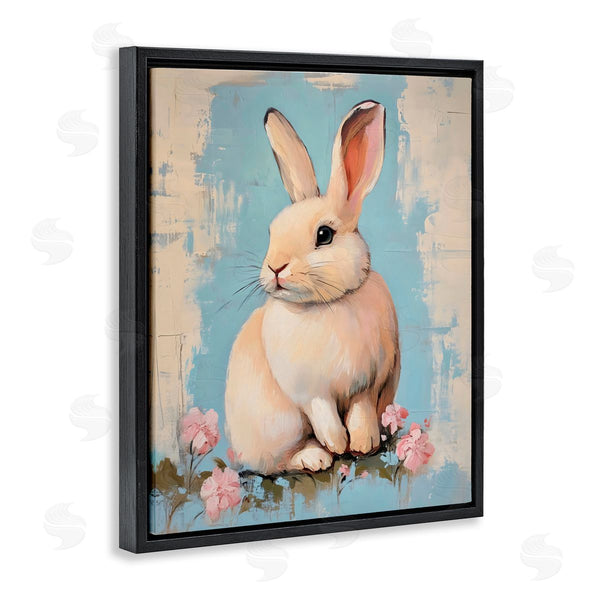 Stupell Industries Arlington Prints | Pastel Distressed Easter Bunny