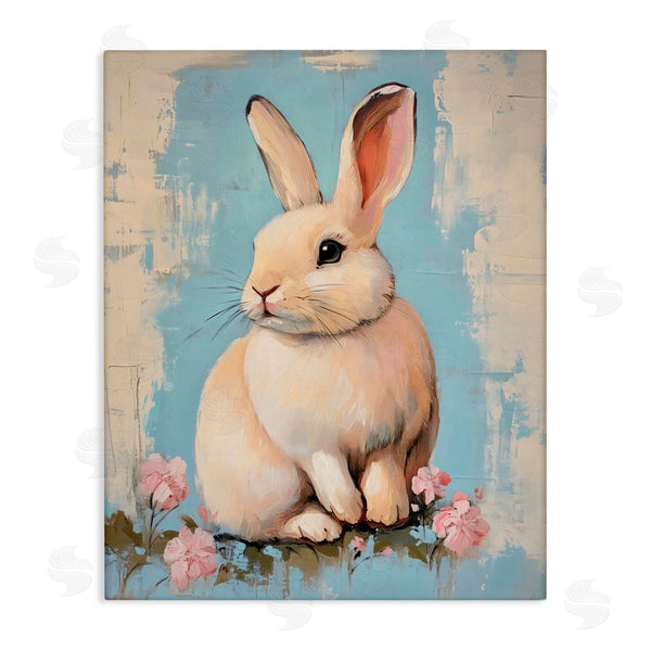 stupell industries Arlington Prints | Pastel Distressed Easter Bunny