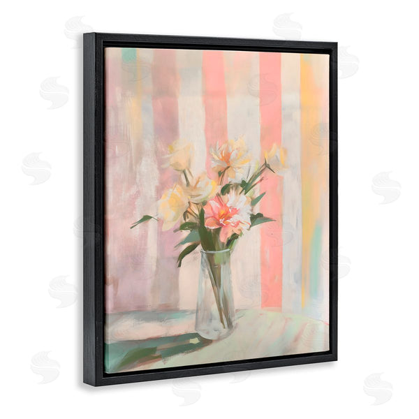 Stupell Industries Arlington Prints | Pastel Flower Arrangement Stripes
