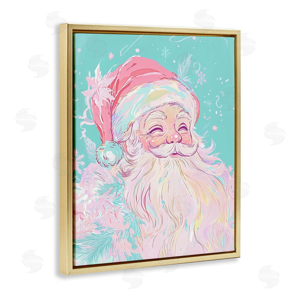 Stupell Industries Arlington Prints | Pastel Jolly Santa Claus