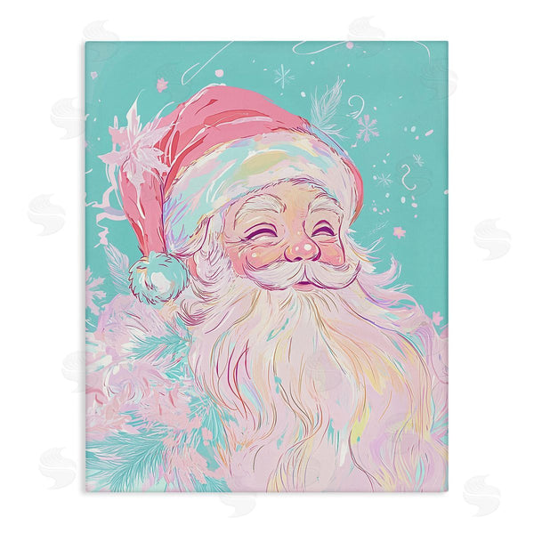 stupell industries Arlington Prints | Pastel Jolly Santa Claus